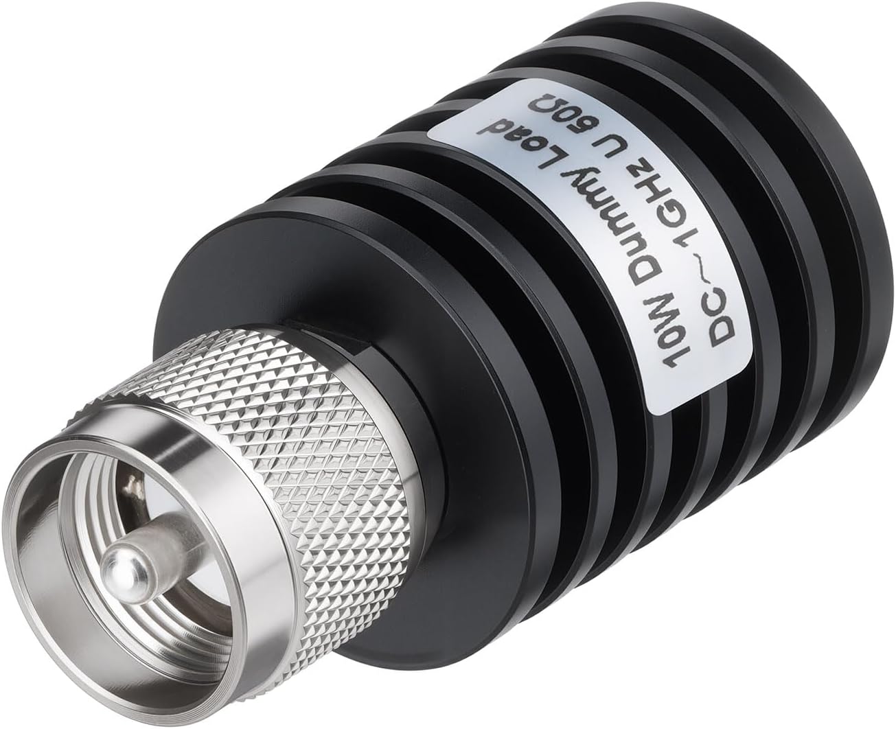 Bingfu 10W RF Termination Load 50Ohm Coaxial Dummy Load DC-1GHz UHF Male Connector ≤1.2VSWR for RF Testing & Signal Termination