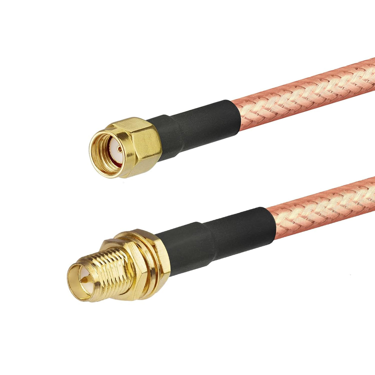 BINGFU RP-SMA Kabel 3m RP-SMA Buchse auf Stecker RG400-Kabel