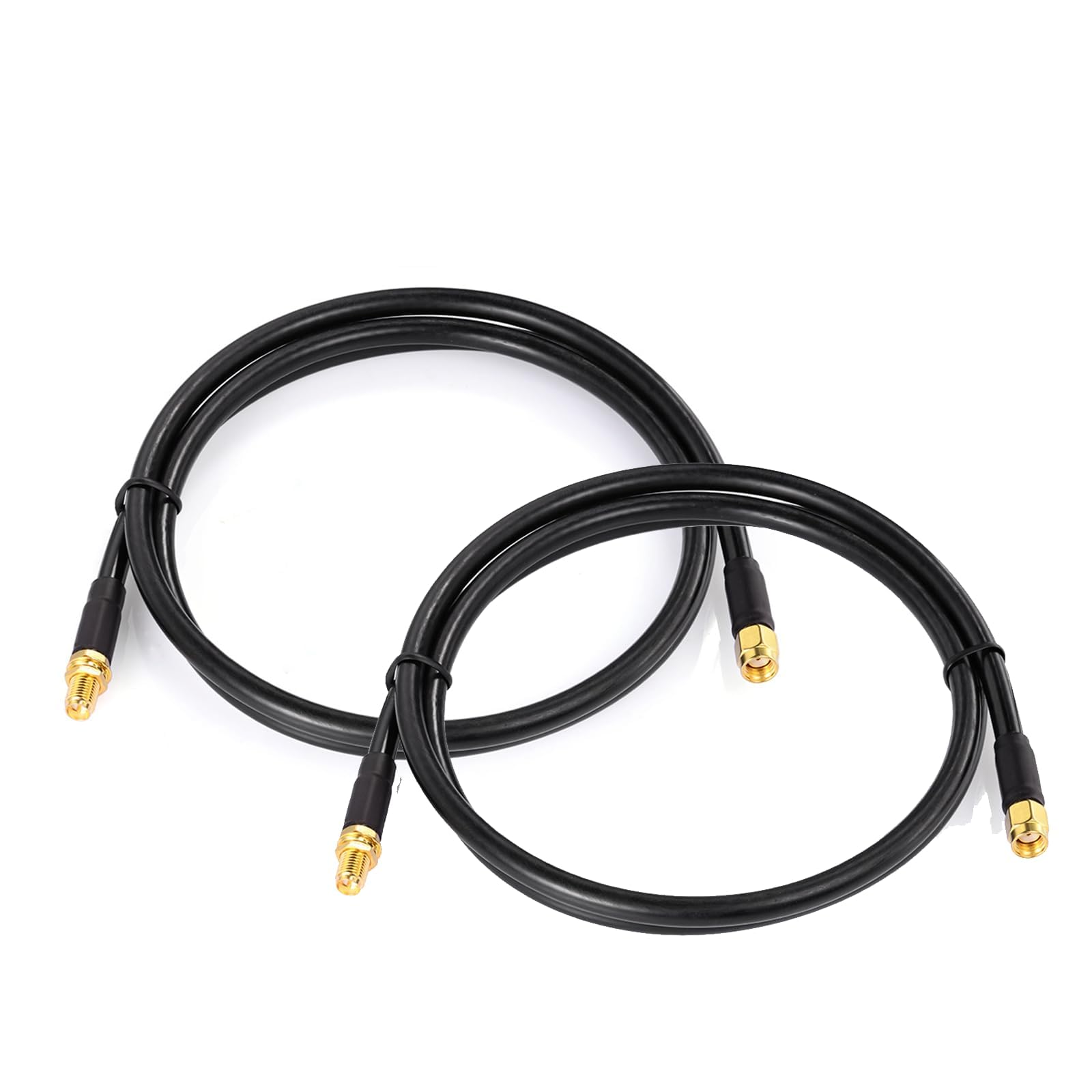 Bingfu RP-SMA Kabel, 15 m RP-SMA Stecker auf Buchse ALSR240 Antennen Kabel