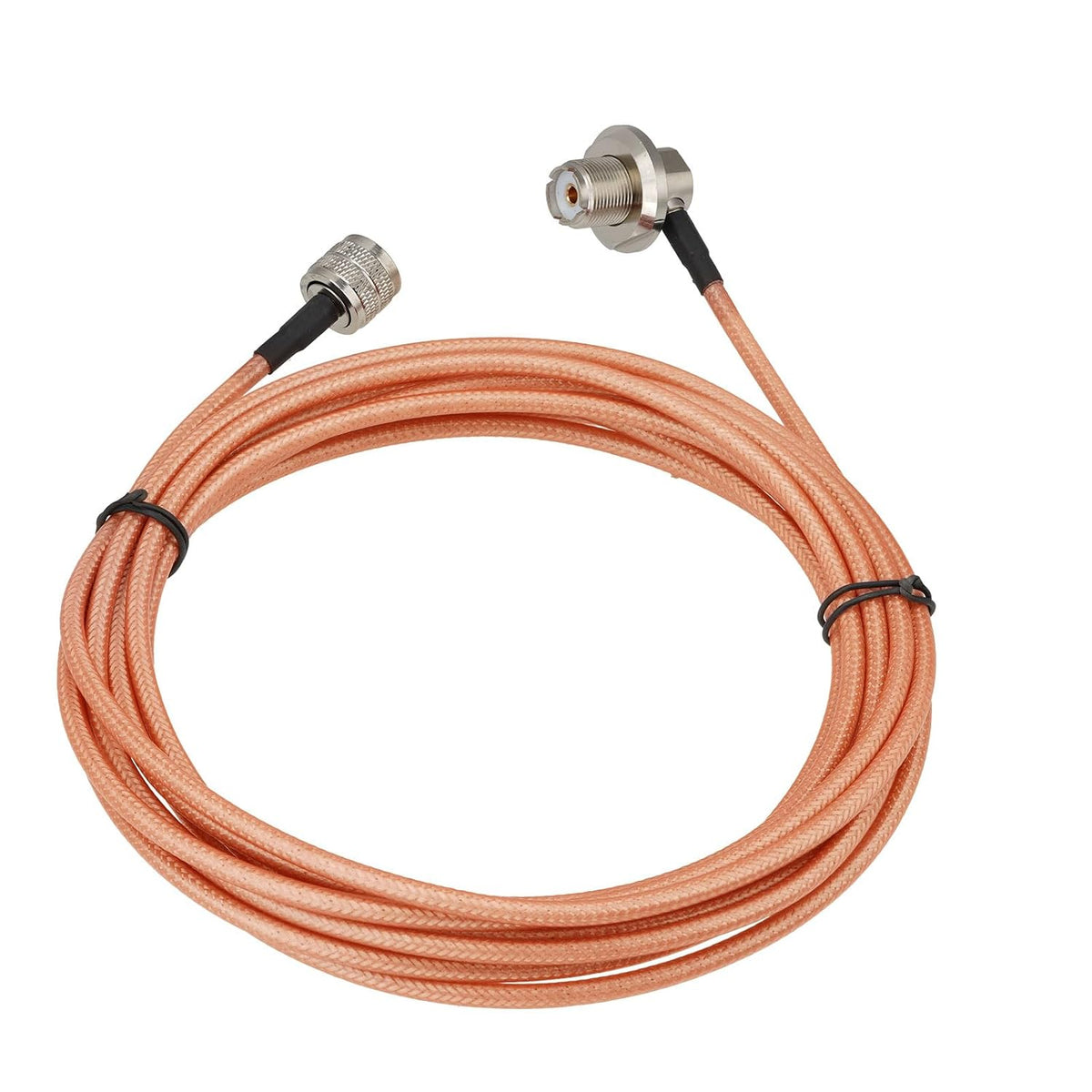BINGFU PL259 to SO239 Cable 5m UHF Male to UHF Female Angled
