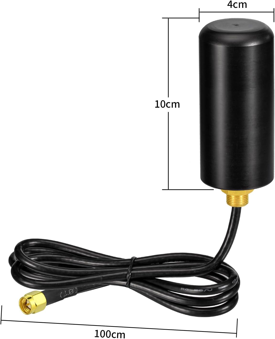 BINGFU Upgraded 4G LTE Cellular Mimo 8dBi Antenna SMA RP-SMA Compatible with Spypoint Game Security Camera Trail Cam Modem Router Antenna Replacement