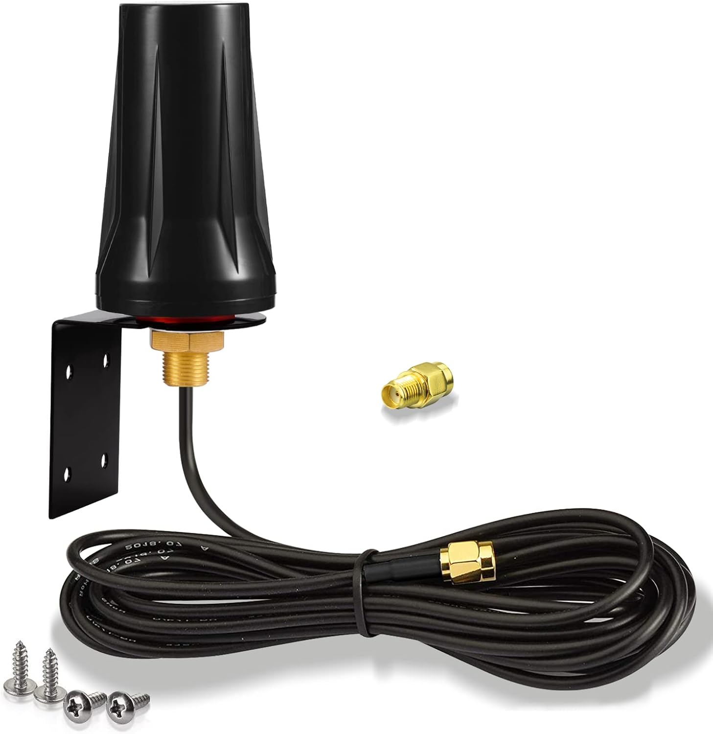4G LTE Antenne Outdoor 5dBi SMA Stecker Antenne Außenwandmontage wasserdichte Antenne für 4G LTE Router Gateway Modem Hotspot Trail Kamera
