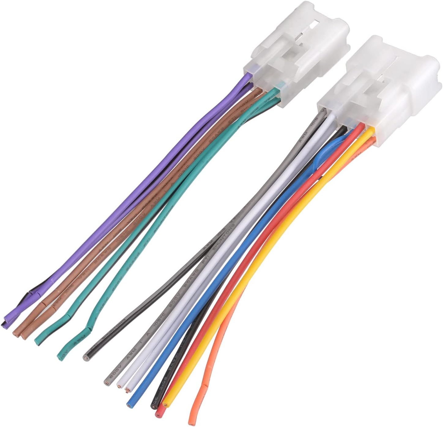 Bingfu Wire Harness for Select Vehicle Car Stareo Replacement Wiring Harnesses