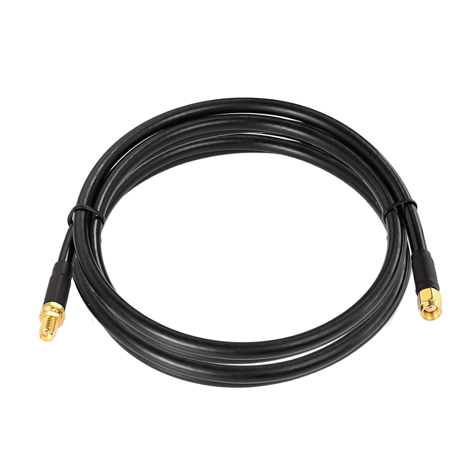 BINGFU WLAN Antenna Extension Cable RP-SMA Male to RP-SMA Female ALSR240 Low Loss Cable for Mini PCI Express PCIE Wireless Network Card WiFi Adapter Router Gateway 3 Meter