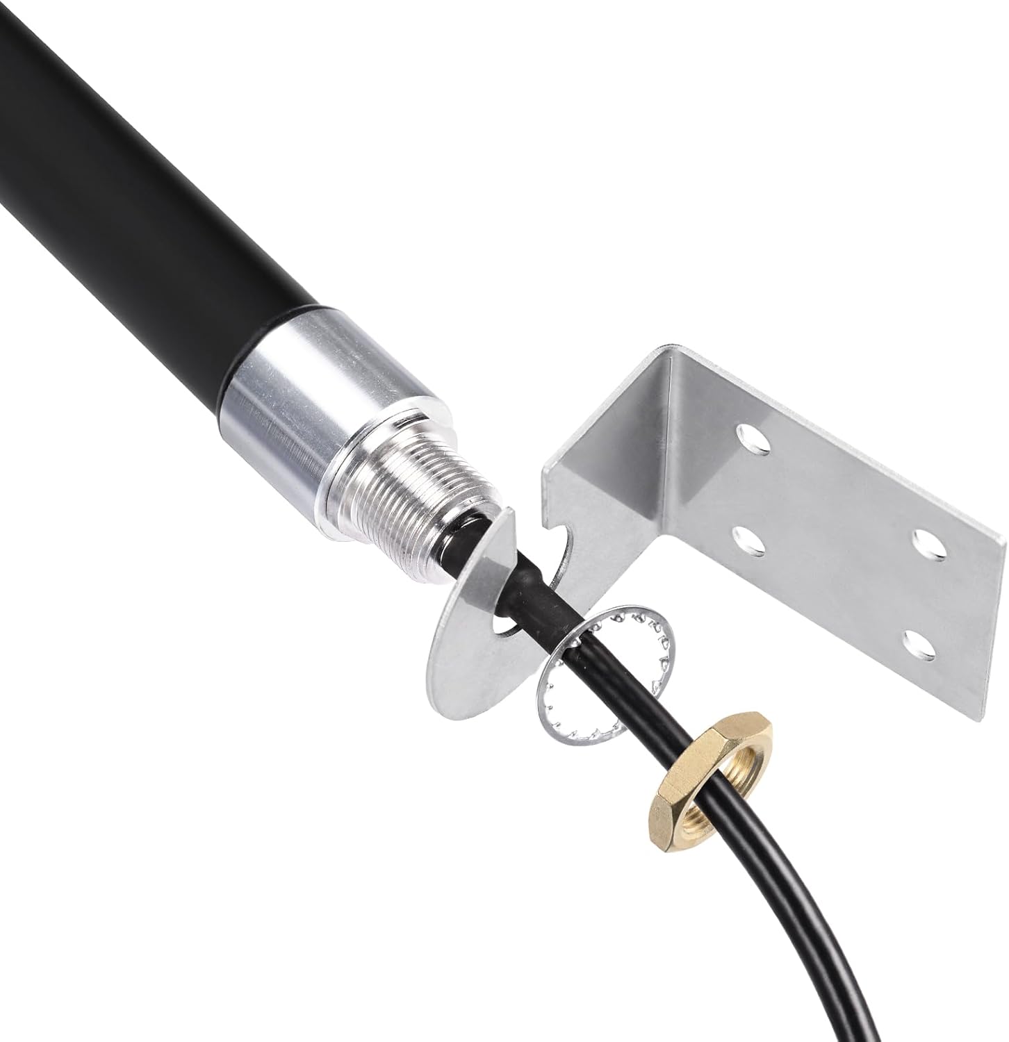 Bingfu Outdoor 4G LTE Mimo Cellular Antenna Wall Mounted High Gain Long Range 6dBi SMA for Spypoint Flex Covert Trail Game Cam Cell Phone Security Camera Router Modem Antennae Replacement