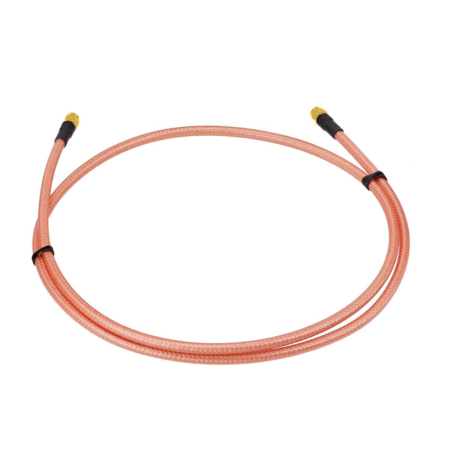 BINGFU SMA Kabel, 100cm SMA-Stecker auf Stecker RG400 Koaxialkabel