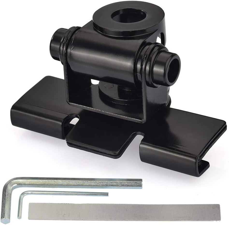 Bingfu Vehicle CB Mobile Radio Antenna Mounting Through Hole Fix Bracket 16mm Hole Lip Mount for Car Truck Ham Amateur Radio Antenna UHF SO239 Female Bulkhead Mount Connector