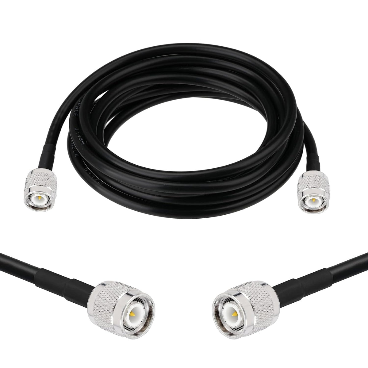 BINGFU TNC Kabel 3 m, TNC Stecker auf Stecker Verlängerungskabel