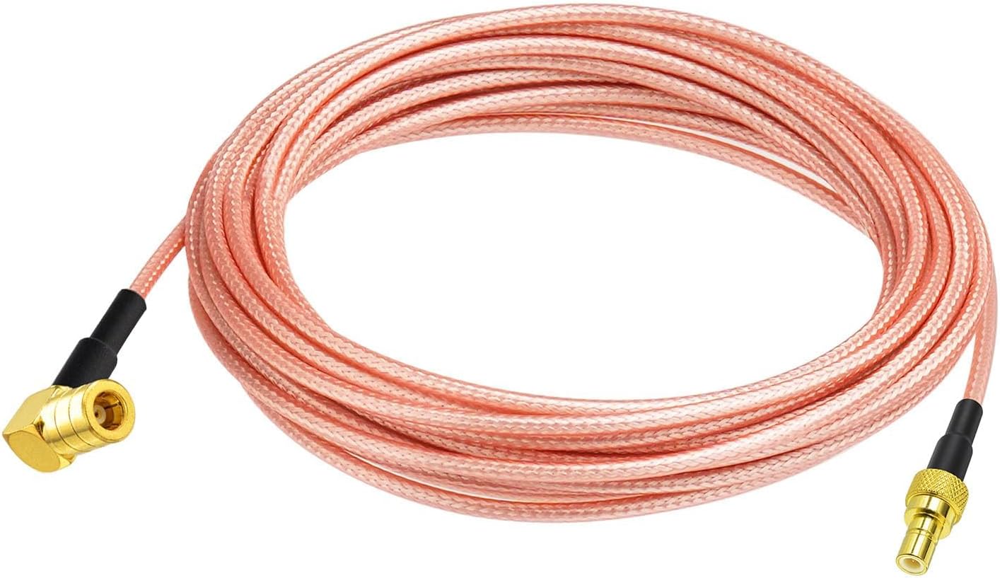 Bingfu DAB SMB Kabel 5 m Winkelstecker auf SMB-Buchse Autoradio Kabel