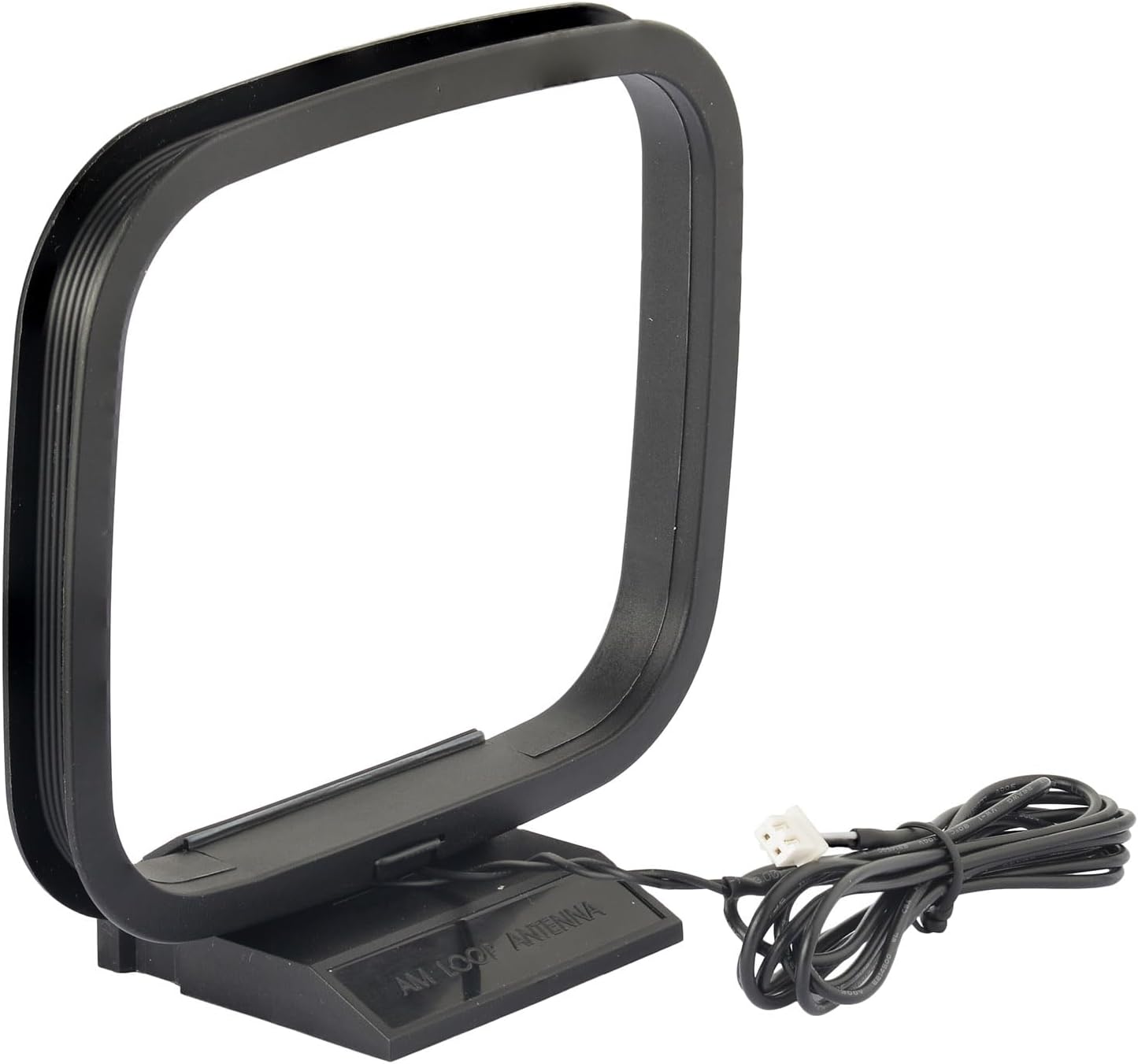 Bingfu MW AM-Loop-Antenne, 2-Pin-Mini-Stecker, 3m Kabel, Standfuß