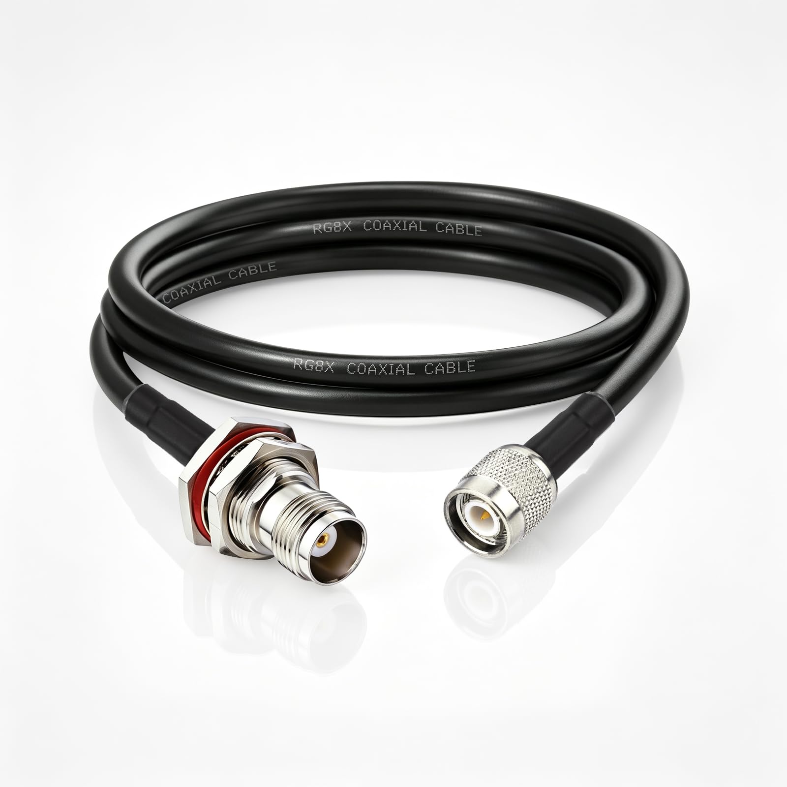 BINGFU TNC Kabel 5 m, TNC Stecker auf Stecker Verlängerungskabel