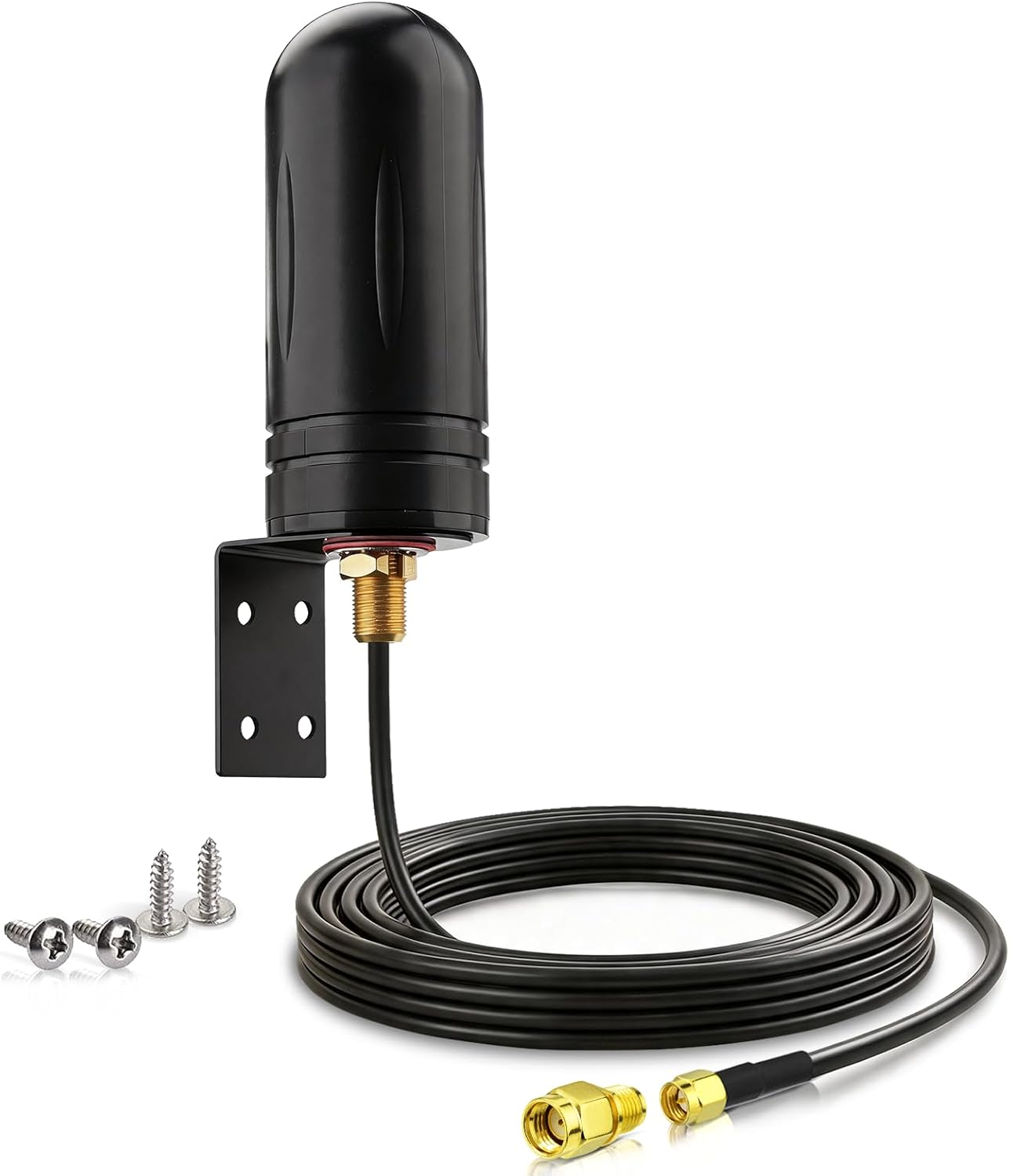 Bingfu Outdoor 4G LTE 5G Antenne, 7dBi, SMA-Stecker, 3m RG58 Kabel