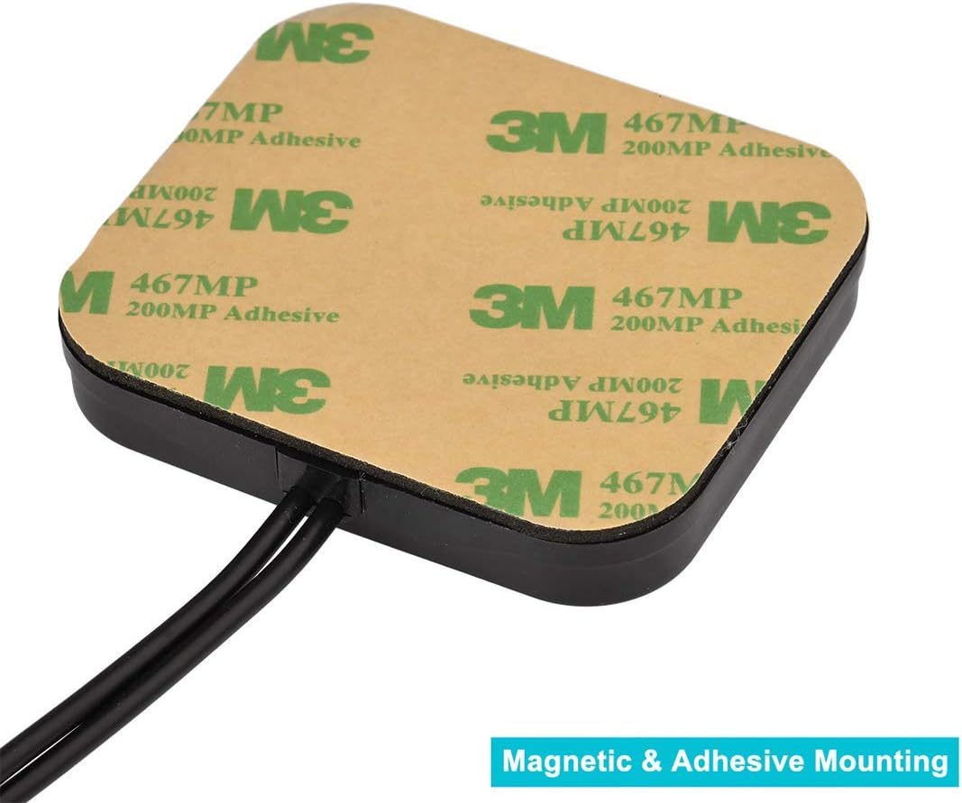 Bingfu 4G LTE Adhesive Magnetic Mount Antenna MIMO SMA Male Antenna Compatible with 4G LTE Wireless Home CPE Mobile Modem Hotspot Industrial IoT Router Cellular Gateway