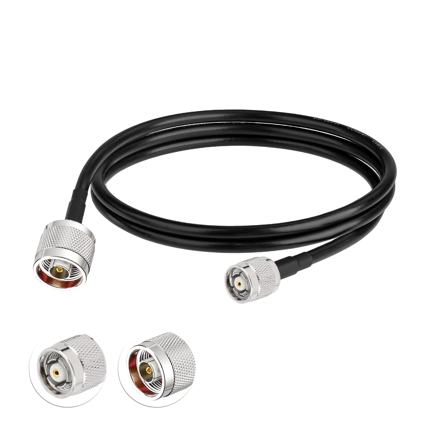 BINGFU RP-N Stecker auf RP-TNC Stecker RG58 Koaxialkabel 1m