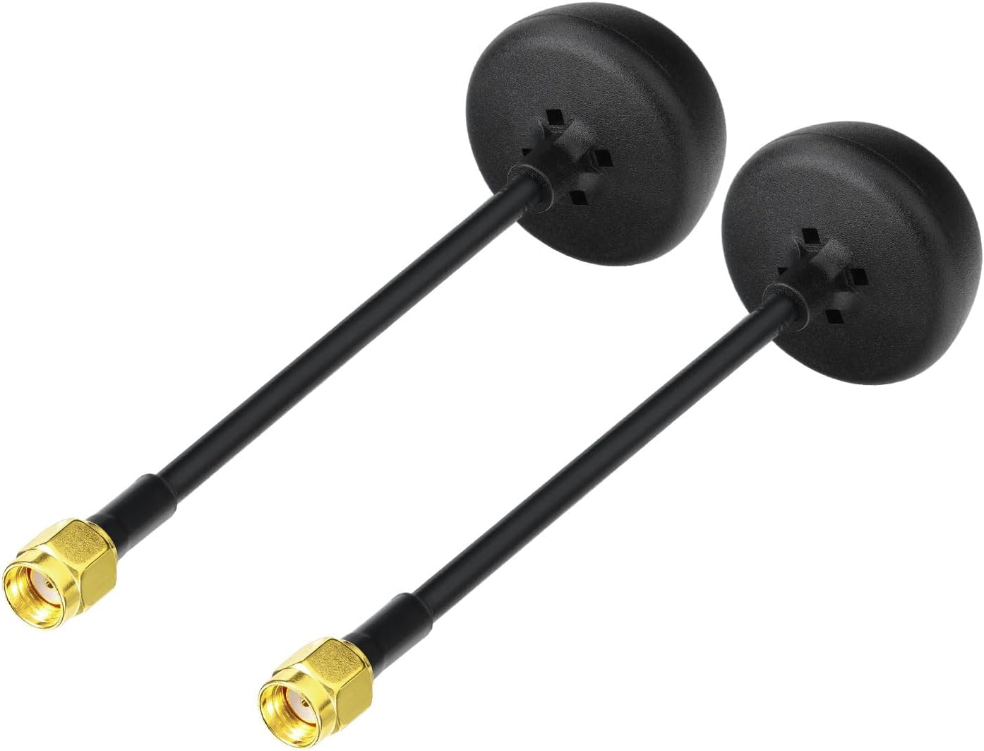 Bingfu ​​5.8GHz FPV Antenna 2-Pack RHCP Pagoda Omnidirectional Long Range with RP-SMA Connector for DJI Mavic/Air/Mini, FPV Racing Drone Quadcopter TX/RX