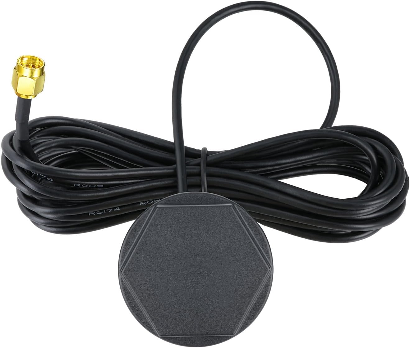 Bingfu 4G LTE Cellular Antenna SMA Male 8dBi Omni-Directional for Spypoint Tactacam Verizon AT&T T-Mobile Sprint Trail Game Camera Security Camera Mount with 10ft Cable​