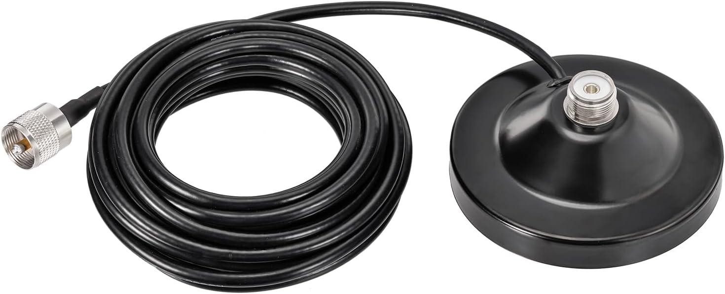 Bingfu Dualband VHF/UHF Mobilantenne, 86cm Fahrzeugantenne, PL259-Stecker