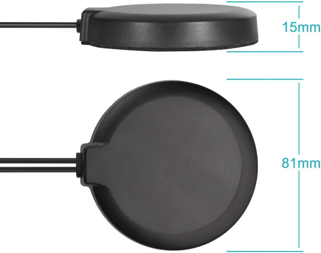 Bingfu 4G LTE Cellular GPS Adhesive Magnetic Mount Antenna for Vehicle Car Truck Bus Van 4G LTE GPS Tracker Real Time Tracking Mobile DVR Security Camera Video Recorder Industrial Gateway Modem Router