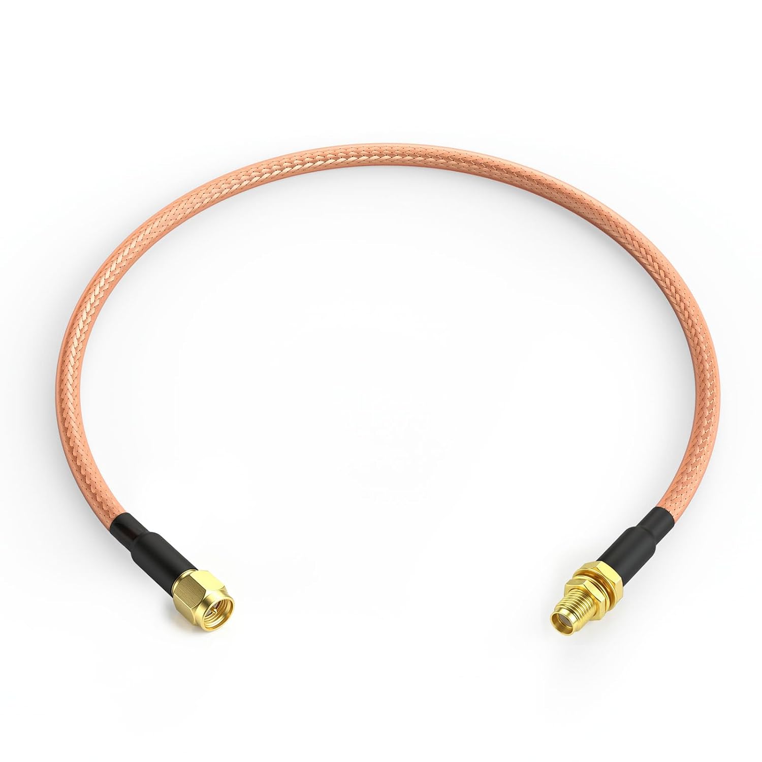 BINGFU SMA Kabel SMA Buchse auf Stecker RG400 Verlustarmes Kabel 30 cm