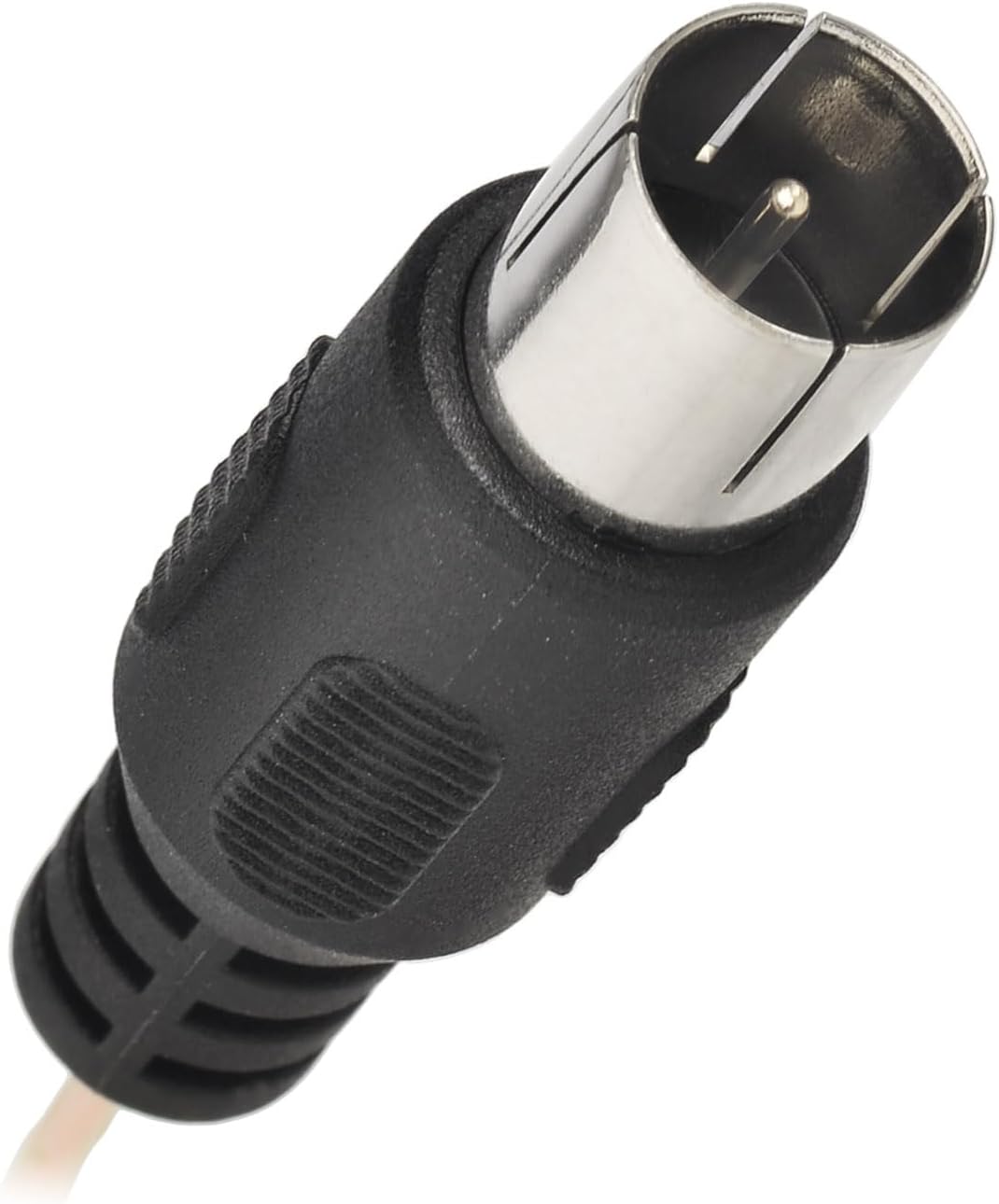 Bingfu FM UKW Radioantenne, T-Dipolantenne mit Push-on-F-Stecker,1,8m Kabel