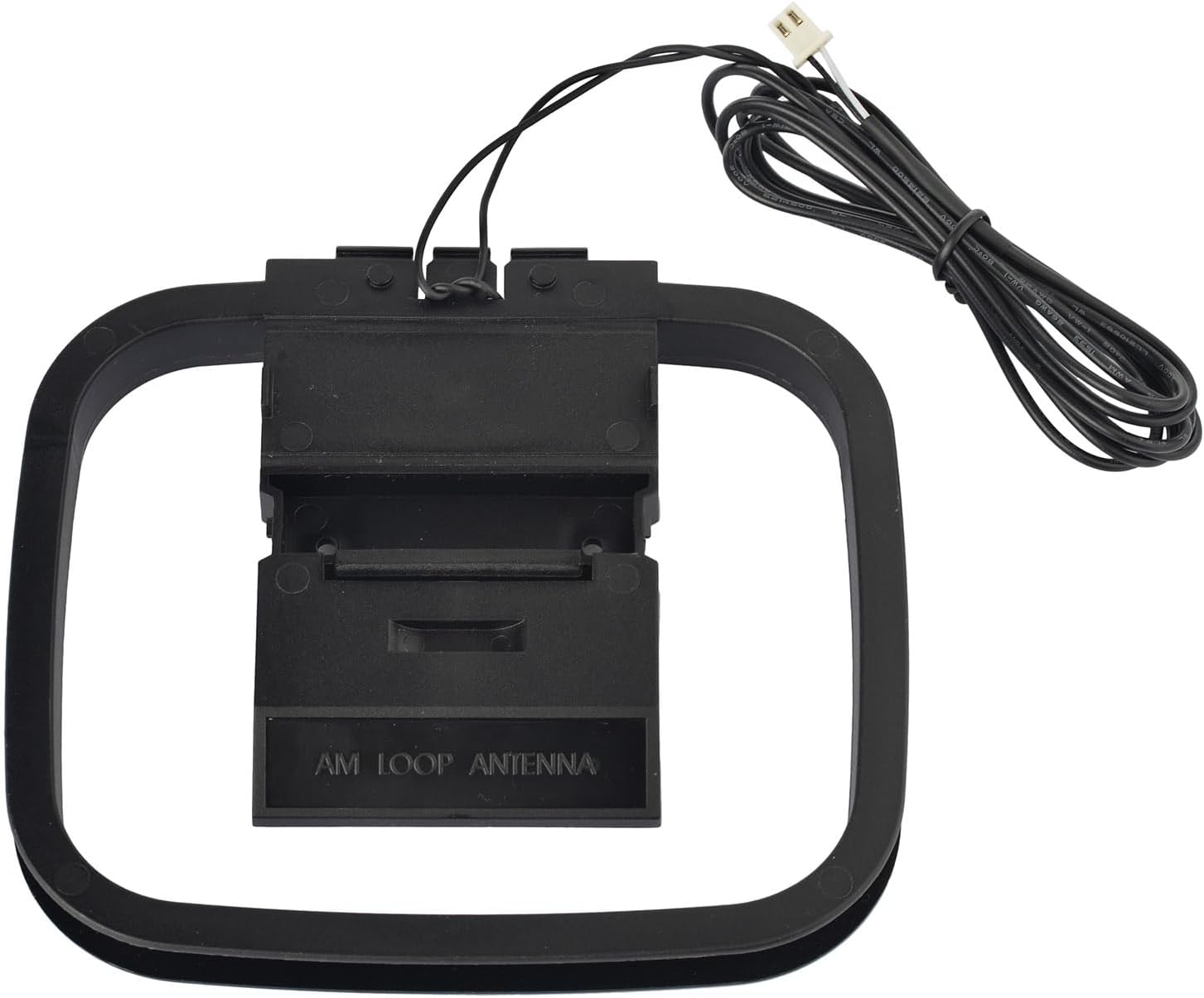 Bingfu MW AM-Loop-Antenne, 2-Pin-Mini-Stecker, 3m Kabel, Standfuß
