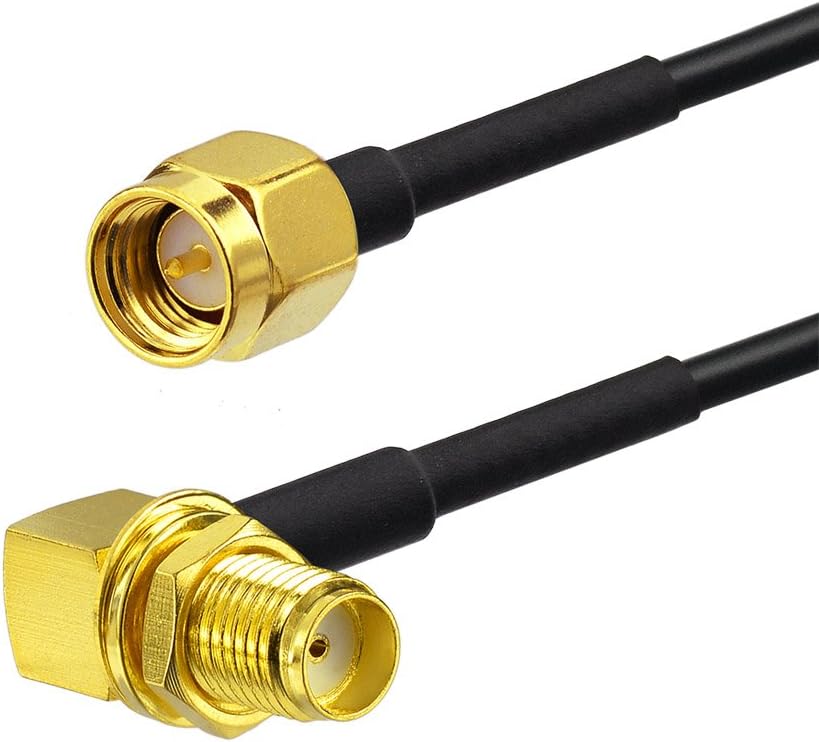 3M SMA Antenne Kabel SMA Stecker auf SMA Buchse WLAN Antenne Verlängerungskabel Kompatibel mit 4G LTE WLAN FPV Homematic CCU2 CC1101 Huawei Router MEHRWEG