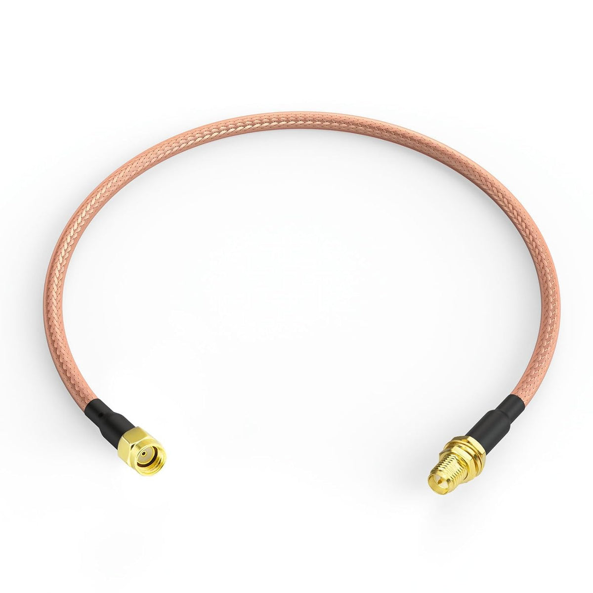 BINGFU RP-SMA Kabel 30 cm RP-SMA Buchse auf Stecker RG400-Kabel