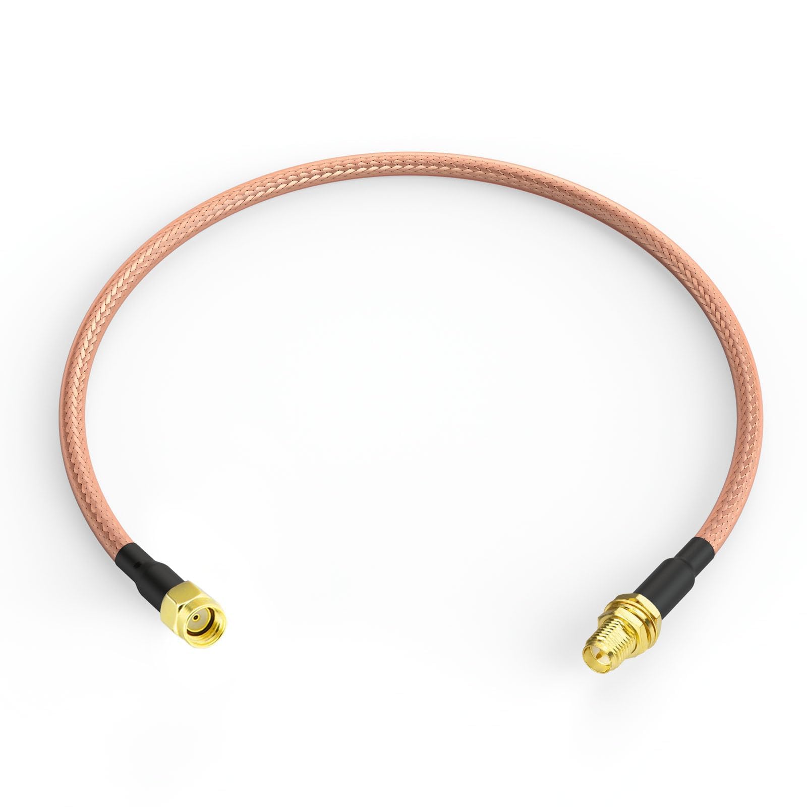 BINGFU RP-SMA Kabel 1m RP-SMA Buchse auf Stecker RG400-Kabel