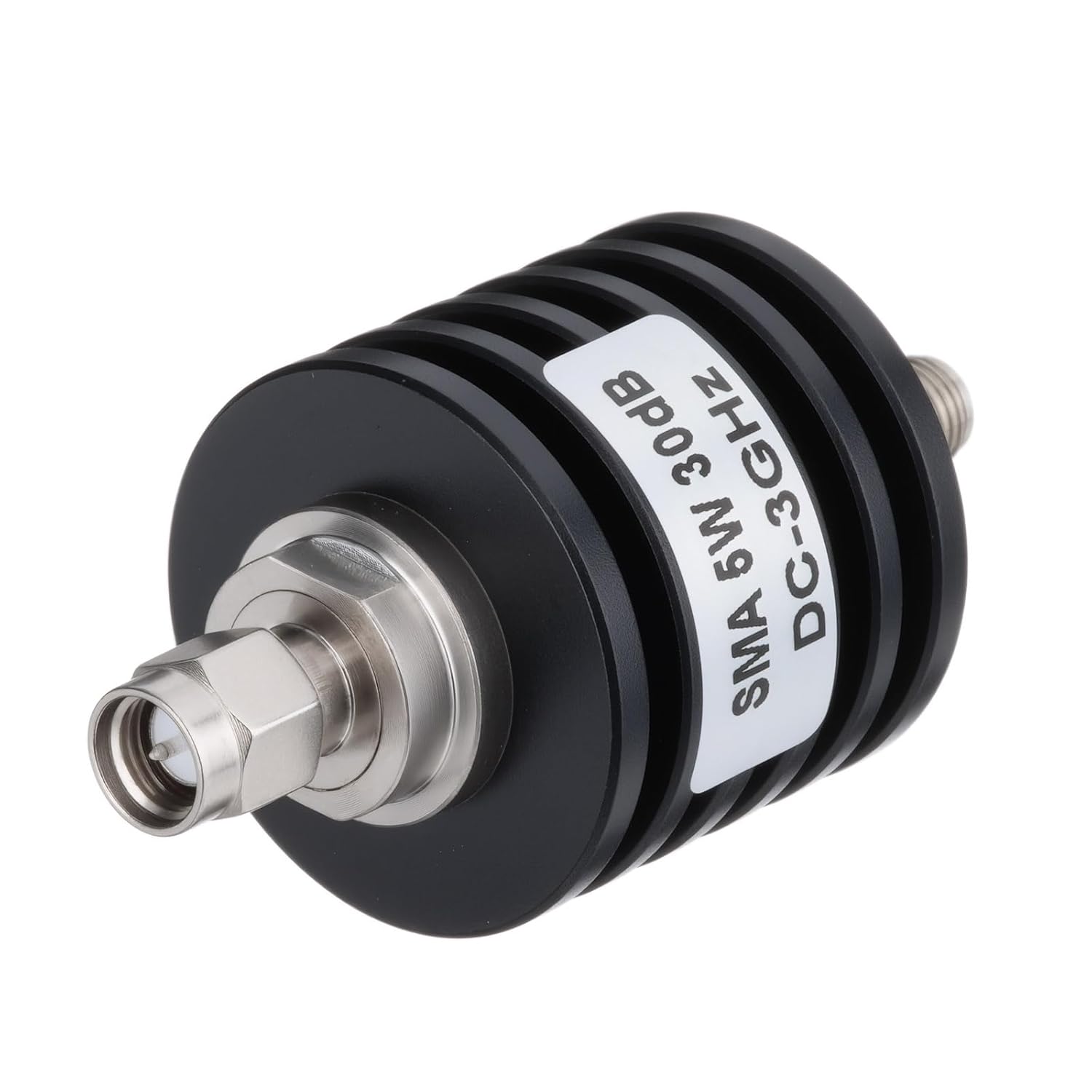 Bingfu 5W RF Attenuator SMA Male to Female, DC-3GHz 1-30dB ±0.5dB Precision, 50 Ohm Impedance for Signal Testing & Conditioning