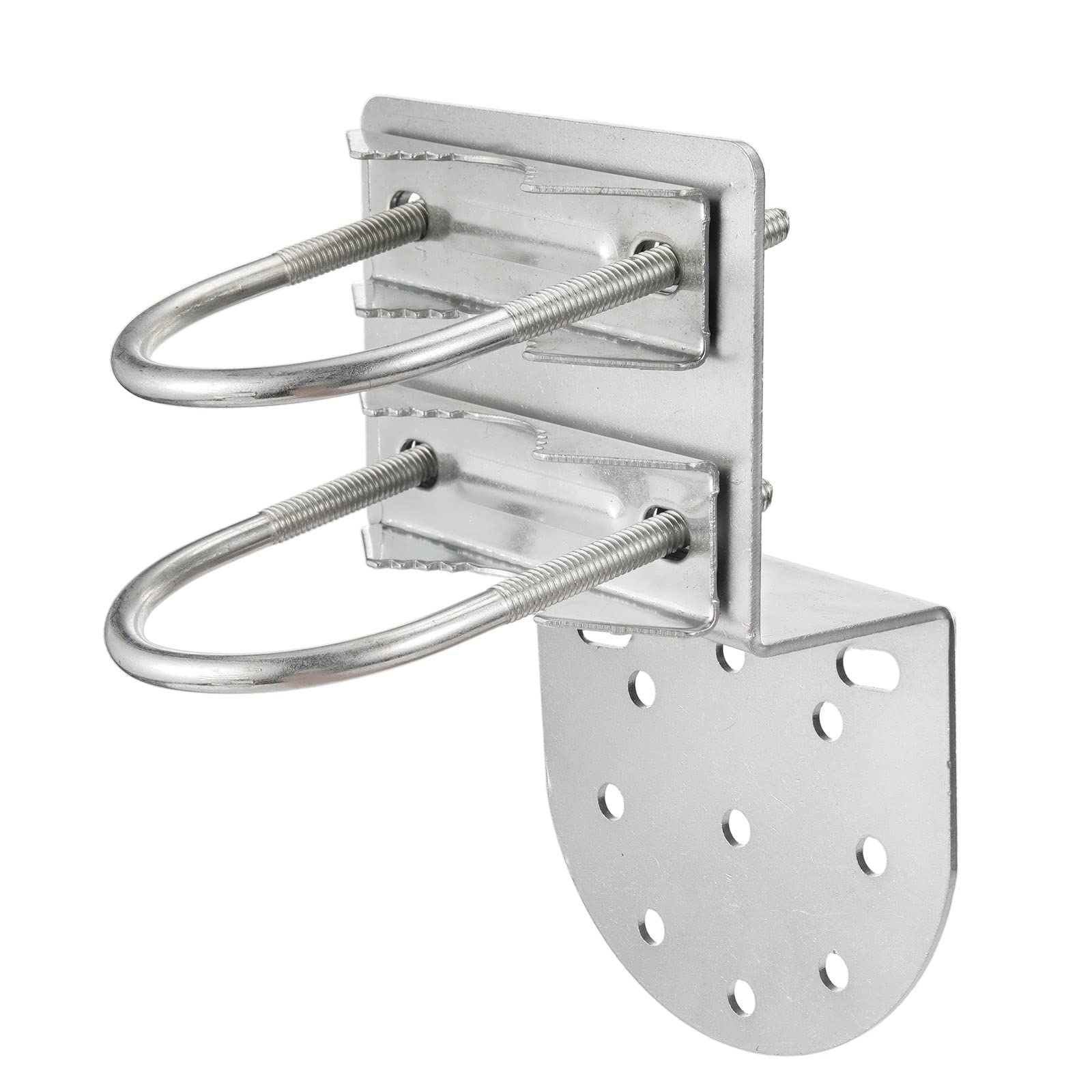 Bingfu Verstellbare Antennen Masthalterung Halterungen zur Wand Mastklemme Anti Rost Hardware Zubehör Halterungshalter für Outdoor Home Antennenmasthalter Antennenmastmontage-Kits