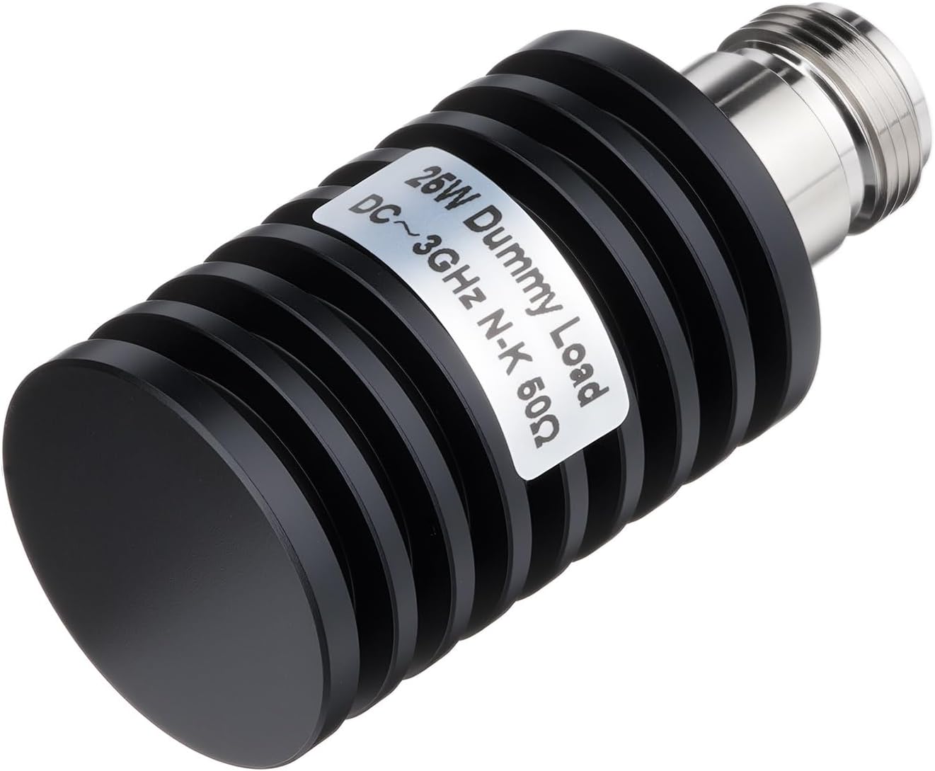 Bingfu 25W 50Ω RF Termination Load Dummy Load DC to 3GHz N-Female Connector ≤1.2 VSWR for RF Testing Signal Termination Amplifier Tuning