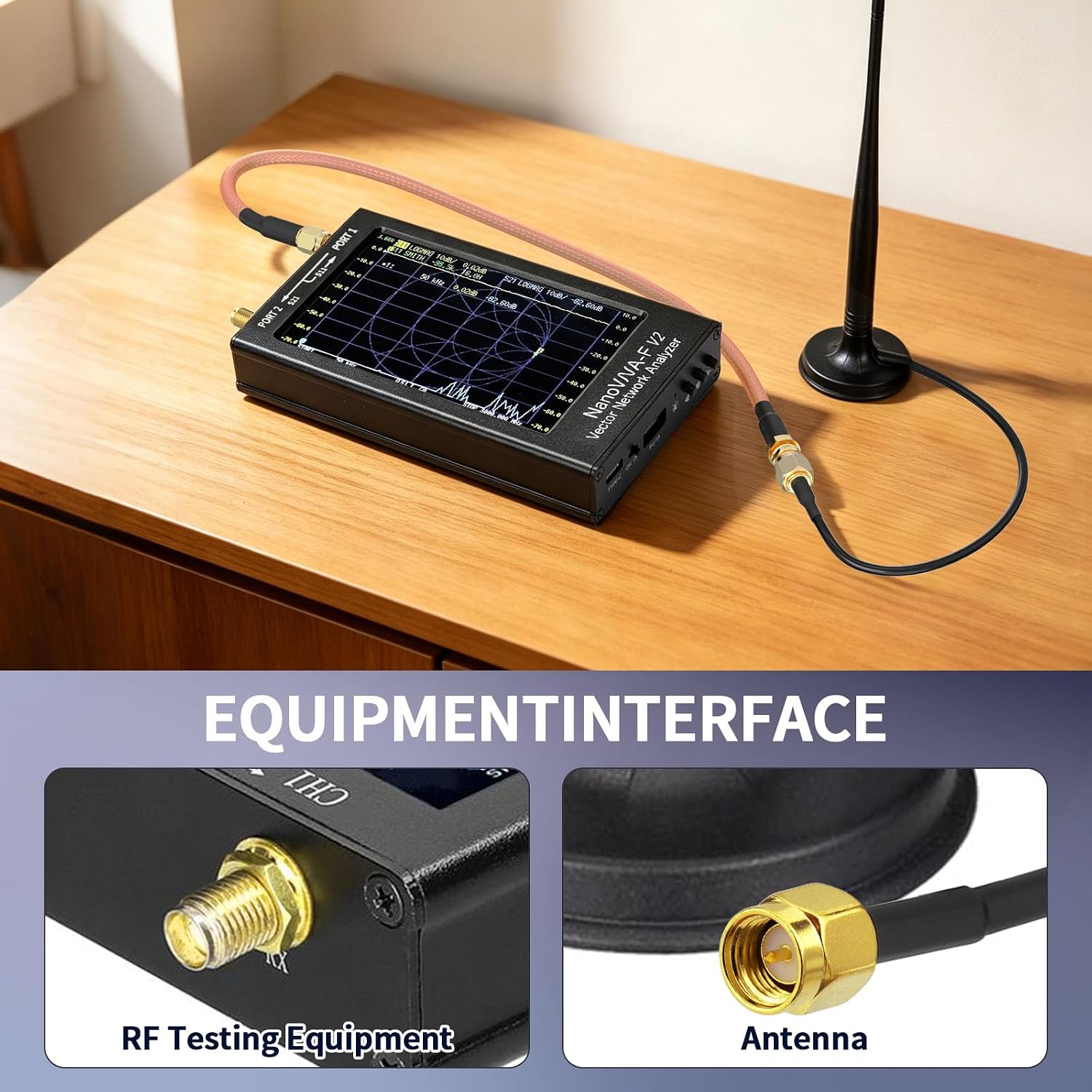 BINGFU SMA Kabel SMA Buchse auf Stecker RG400 Verlustarmes Kabel 30 cm