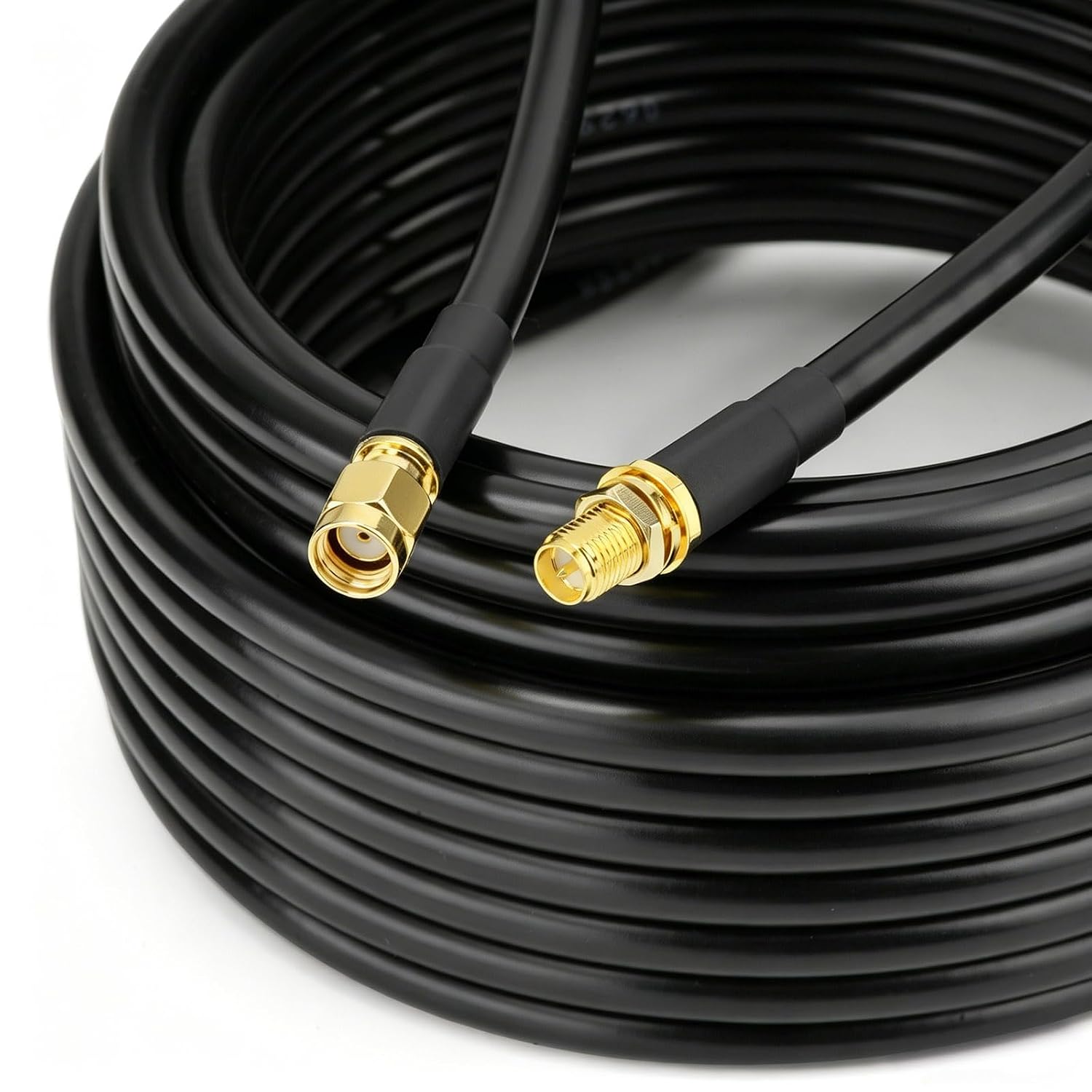 Bingfu RP-SMA Kabel, 9 m RP-SMA Stecker auf Buchse ALSR240 Antennen Kabel