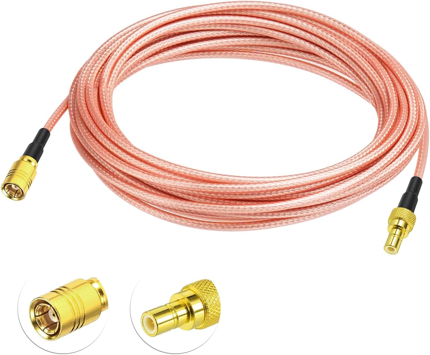 Bingfu SMB Kabel 5 m SMB-Buchse auf SMB-Stecker DAB Autoradio Antennenkabel