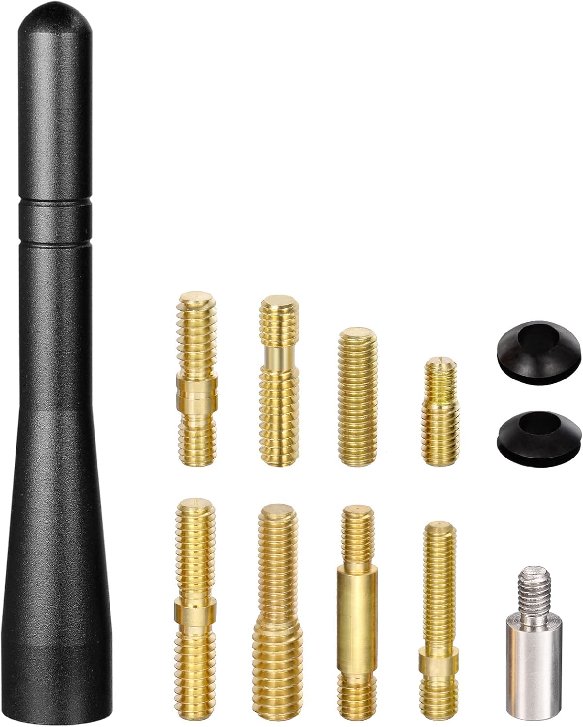 Bingfu Vehicle Short Antenna Mast Car Truck Antenna Replacement