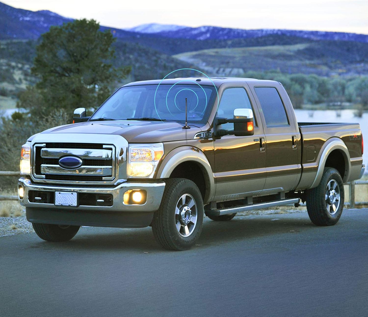 Bingfu Magnetic Base CB Antenna 27MHz with BNC & PL259 Male Connector for Cobra Midland Uniden Maxon President Handheld Portable CB Radio, Mobile Police Scanner - Compact Antenna Design