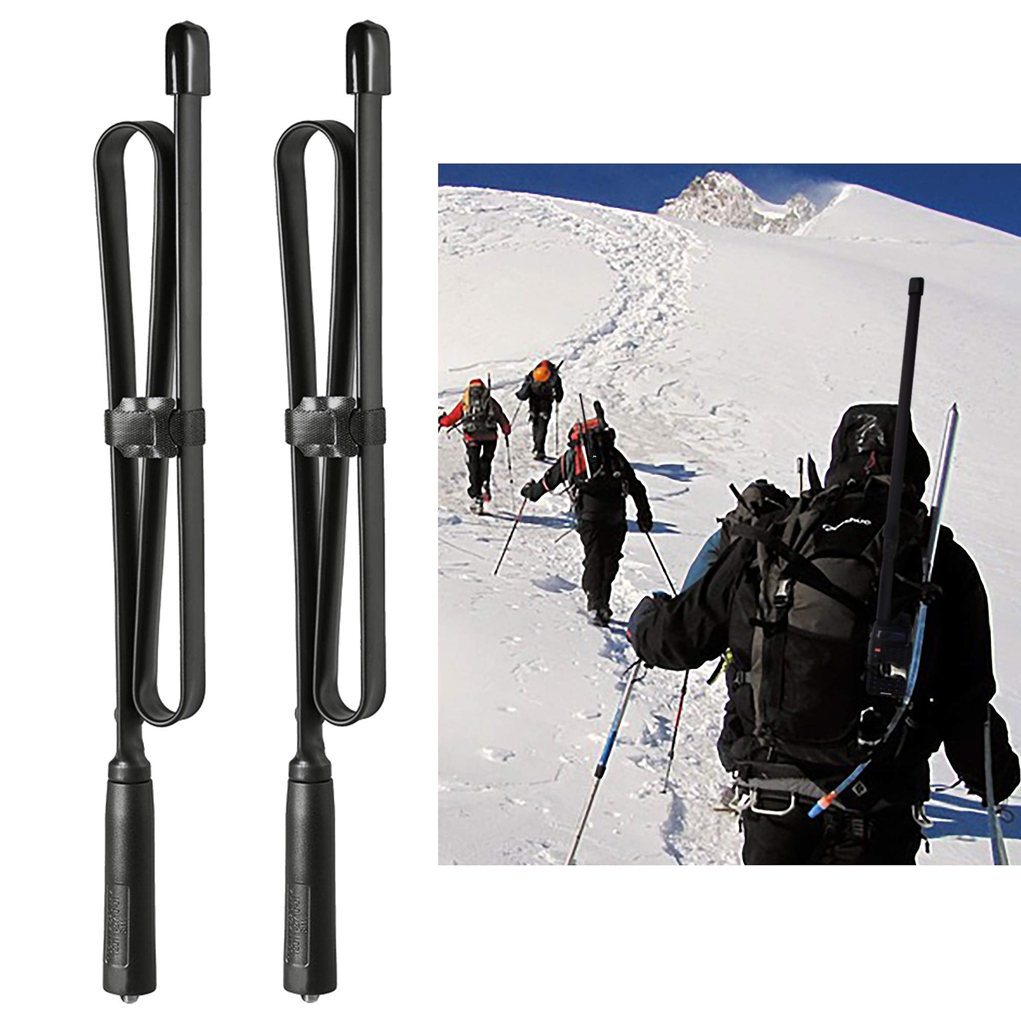 Bingfu Dual Band VHF UHF 136-520MHz 42.9 inch Foldable Camouflage CS Tactical SMA Female Ham Radio Antenna for BaoFeng UV-5R UV-82 BF-F8HP Wouxun HYT Handheld Two Way Radio Walkie Talkie