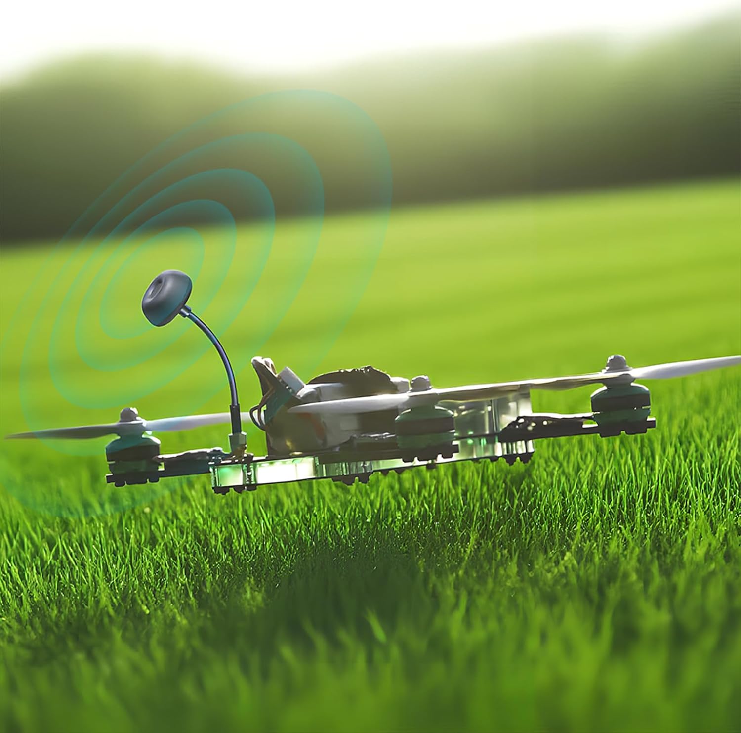 Bingfu ​​5.8GHz FPV Antenna 2-Pack RHCP Pagoda Omnidirectional Long Range with RP-SMA Connector for DJI Mavic/Air/Mini, FPV Racing Drone Quadcopter TX/RX