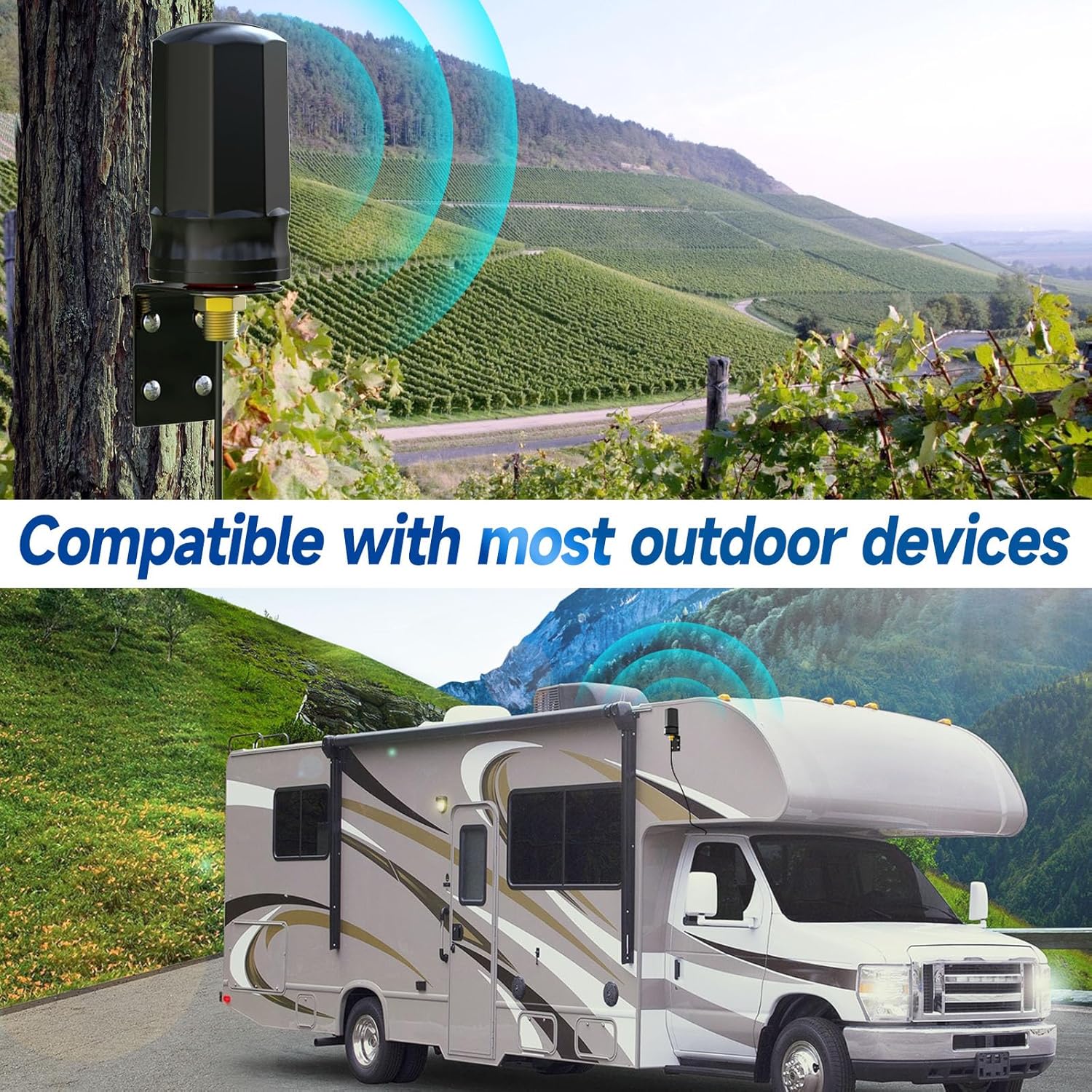 Bingfu 7dBi 4g LTE Cellular SMA Antenna Compatible with Spypoint Covert Spartan Trail Game Cam Cell Phone Security Camera Router Modem Antennae Replacement