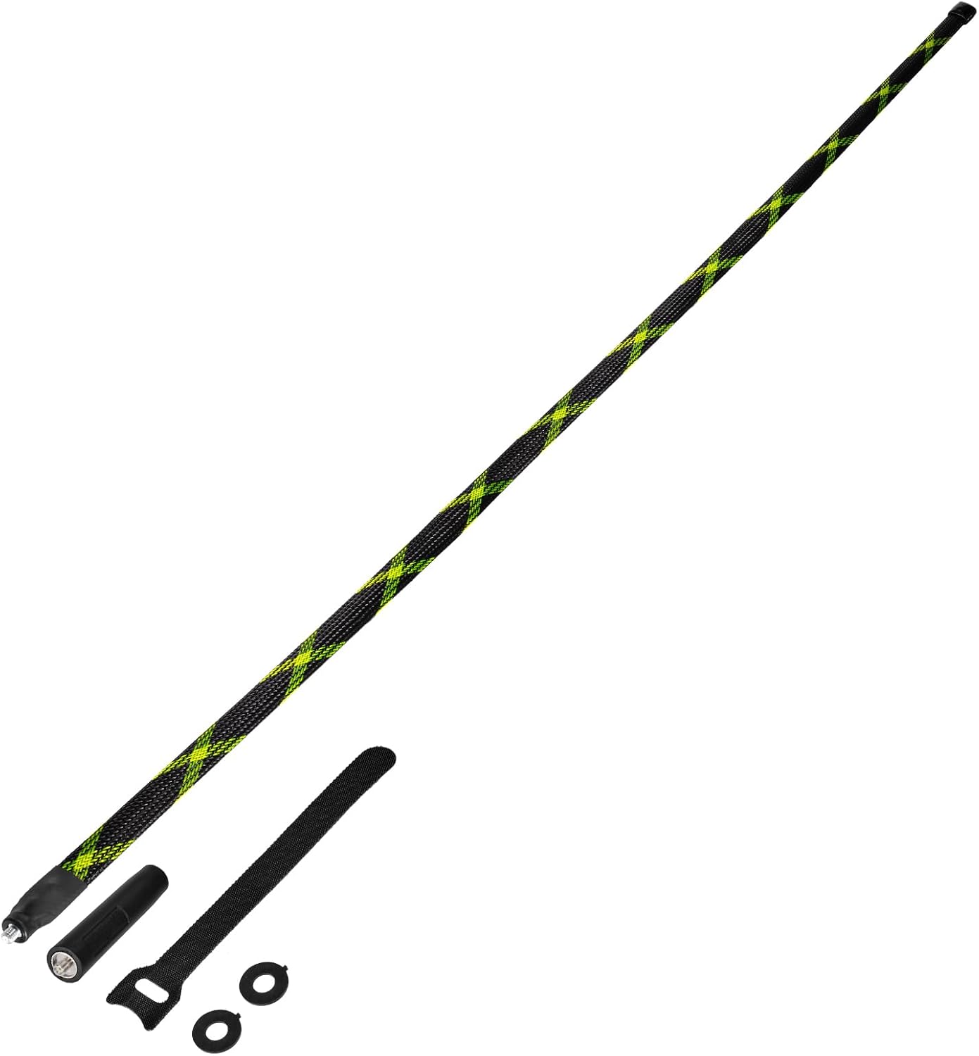 Bingfu 109.5cm dual-band camouflage tactical antenna for handheld radios.