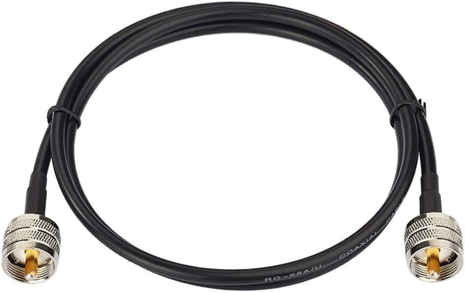 Bingfu 1m RG58 PL-259 to PL-259 low-loss coaxial jumper cable