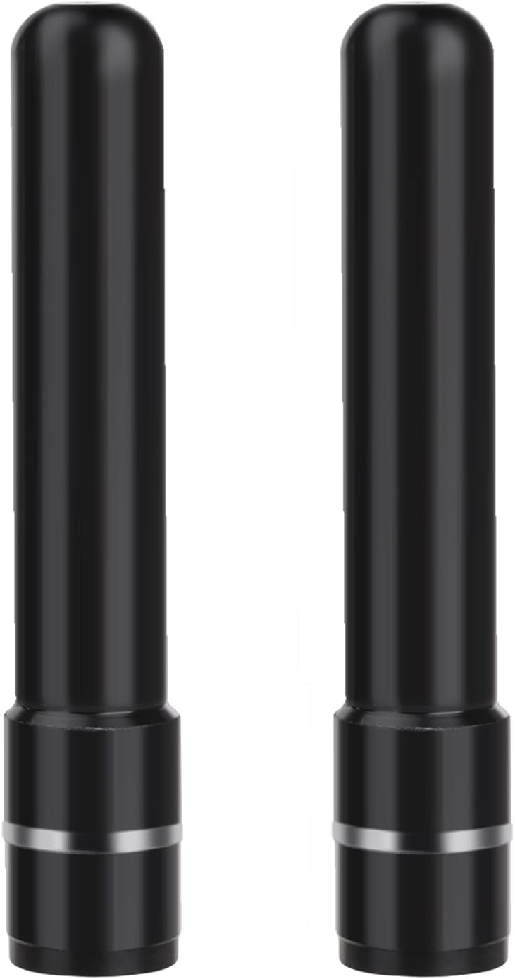 Bingfu 2-pack SMA-male dual-band VHF/UHF short antenna set for handheld radios