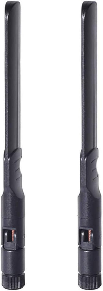 Bingfu 2-pack premium 8dBi high-gain dual-band WiFi antennas with SMA male (center pin) connectors