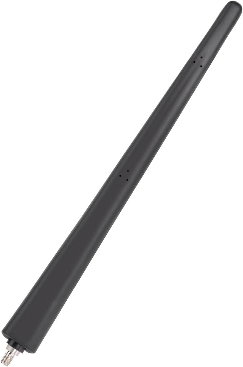 Bingfu 20cm car radio antenna replacement specifically designed for Fiat models, featuring a durable black mast and M5 threaded stud