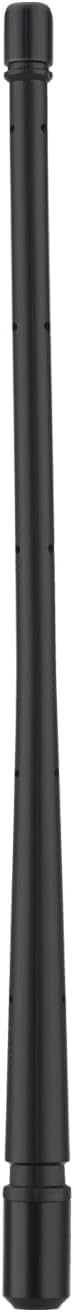 Bingfu 33cm (13 inch) flexible car radio antenna mast with durable rubber coating and multi-adapter kit