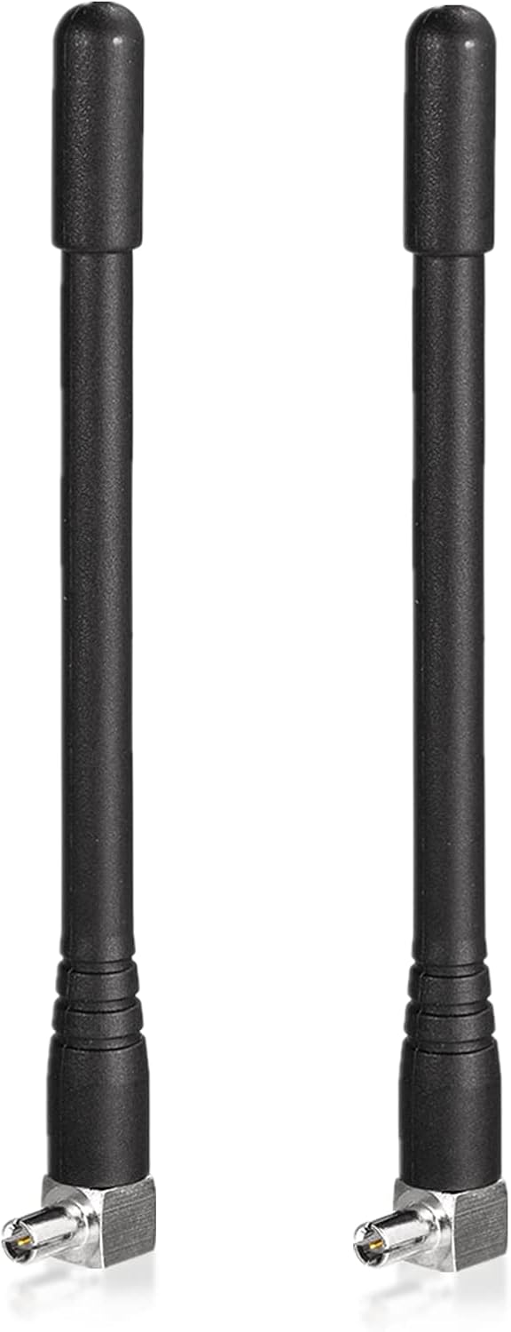 Bingfu 3dBi 4G LTE mini antennas 2-pack with TS9 male connectors