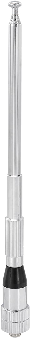 Bingfu 5-section telescopic ham radio antenna with SMA female connector for portable two-way radios.