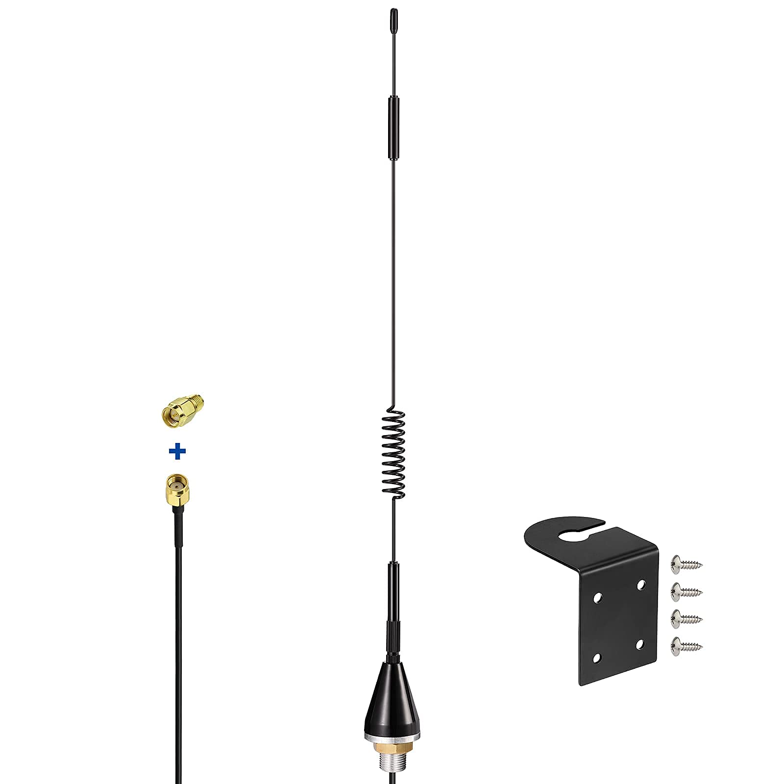 Bingfu 7dBi RP-SMA Male outdoor wall mount 4G LTE antenna with fixed bracket and cable