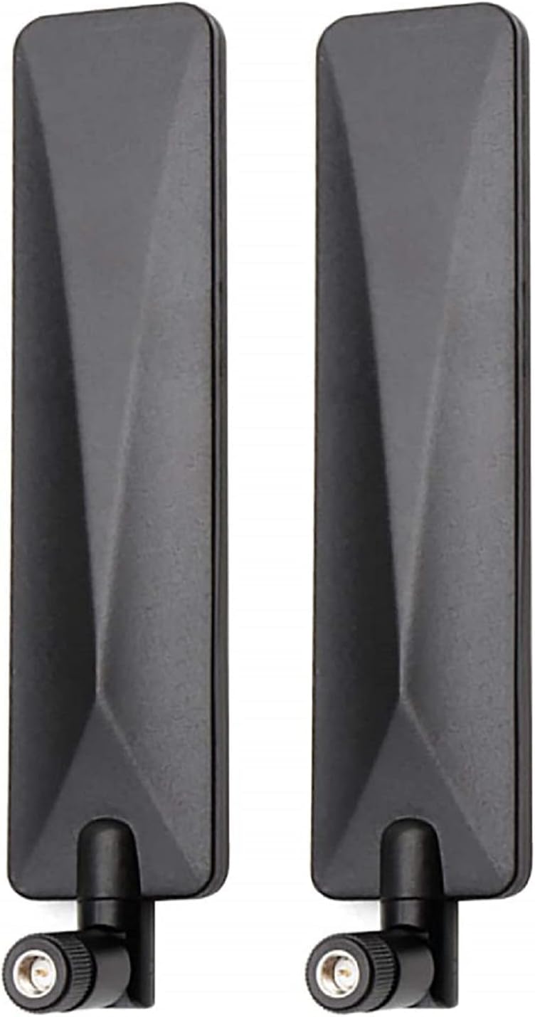 Bingfu 9dBi high gain 4G LTE MIMO magnetic antennas 2-pack with SMA male connectors and 3m extension cables