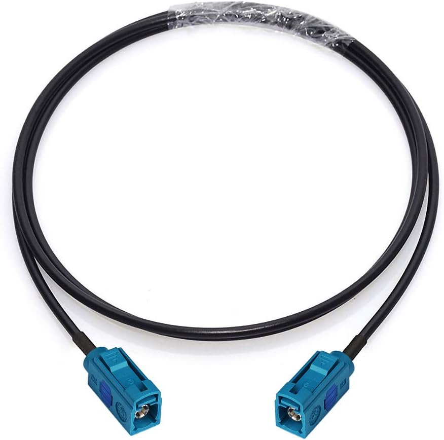 Bingfu Fakra Z female to female antenna extension cable for car multimedia systems
